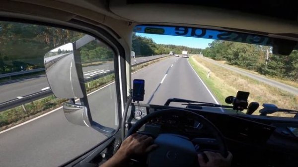 POV Driving a new Volvo FH500 2022. Driving in Germany 4K. Trucking Vlog