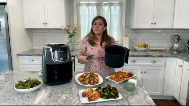 Ninja 5.5-qt Air Fryer Max XL with MaxCrisp Technology on QVC смотреть онлайн