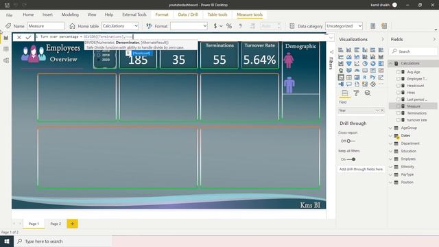 Power BI HR Analytics Dashboard. 01 смотреть онлайн