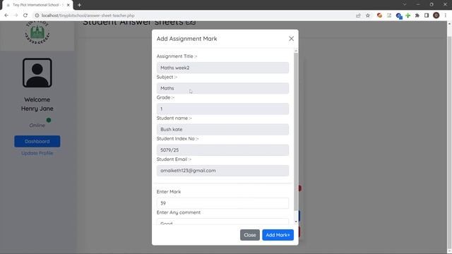 School Management System - HTML, CSS, JS, PHP смотреть онлайн