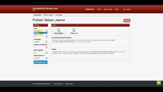 Create an Availability Calendar for your website in 2 minutes! Simple booking calendar! смотреть онлайн