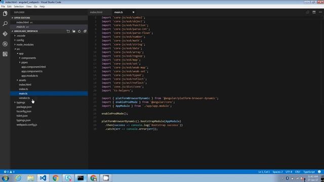 #karthikdeva Angular2 with Typescript and webpack for beginners - Part1 смотреть онлайн