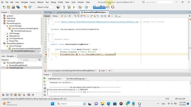 Java Tutorials for Beginners: Reverse a String using a Built-in Method смотреть онлайн