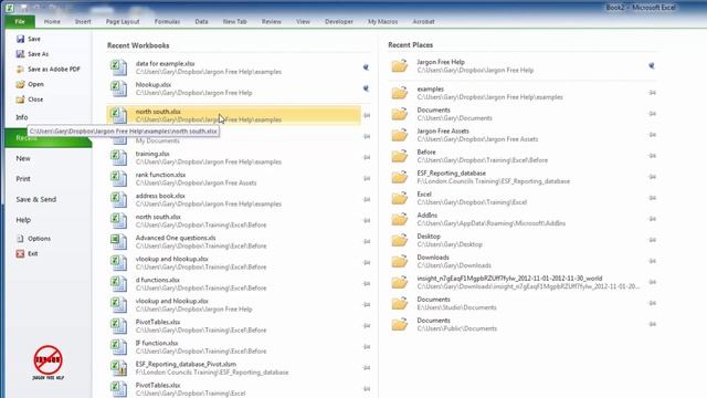 Opening Workbooks in Excel смотреть онлайн