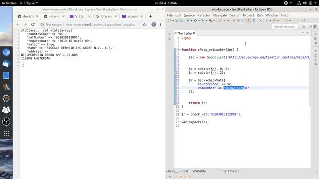 Soap Webservice in Php maken met BTW nummer check смотреть онлайн