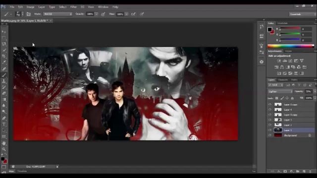 05.Fejléc készítés/header tutorial - photoshop cs6 смотреть онлайн