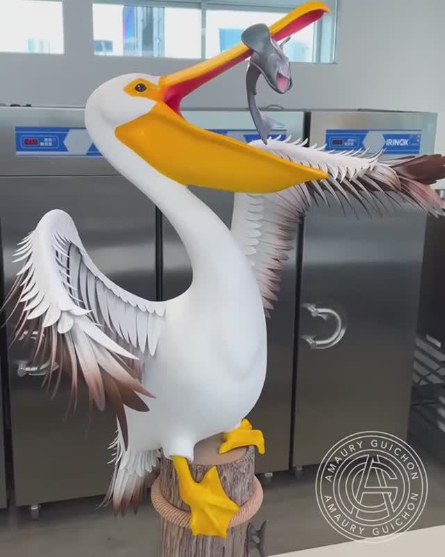 (8) Chocolate Pelican! (@AmauryGuichonChef)