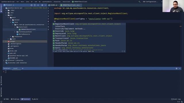 #1 - Quarkus: Integrando com a API de Filmes do IMDB - Rest-Client (Parte 1/2) смотреть онлайн