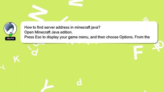 How to find server address in minecraft java? смотреть онлайн