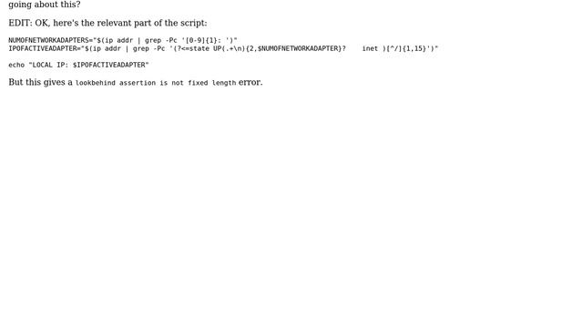 Unix & Linux: Returning the output from Perl Regex (2 Solutions!!) смотреть онлайн