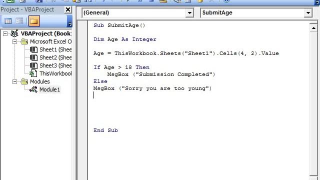 Excel VBA tutorial 9 IF Statements less than and greater than and AND operator смотреть онлайн