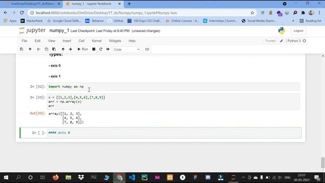What are Numpy Axes? | Types of Numpy axis | Numpy - series #04 смотреть онлайн