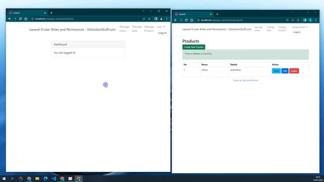 Laravel 9 Ecommerce | Part 02 | Demo Permission and Role смотреть онлайн