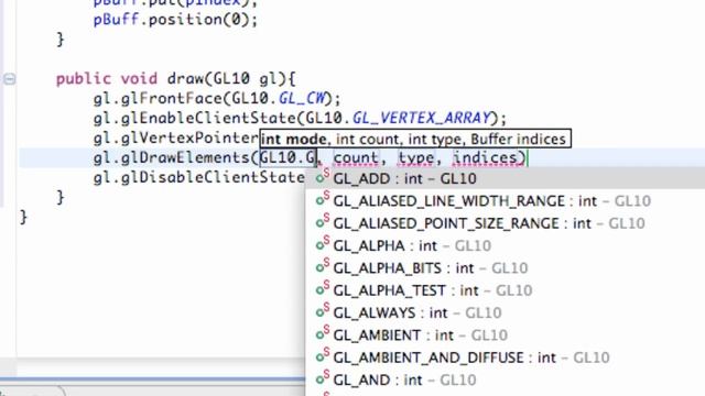 Android Application Development Tutorial - 175 - glDrawElements method смотреть онлайн