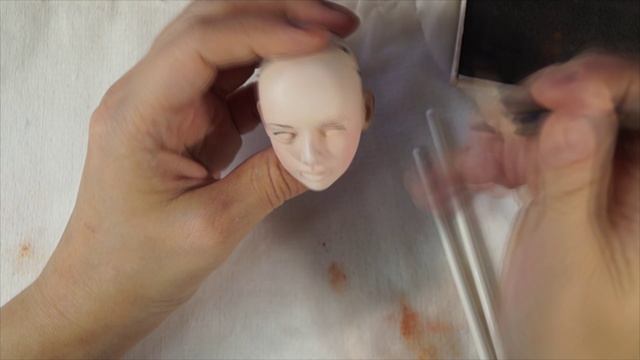 Шарнирная кукла с нуля часть 17 Макияж смотреть онлайн