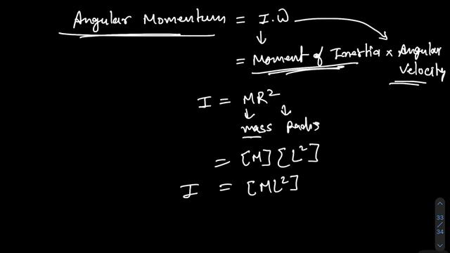 The Dimensional Formula of Angular Momentum is | 30 years neet-aipmt chapterwise solutions - physic смотреть онлайн