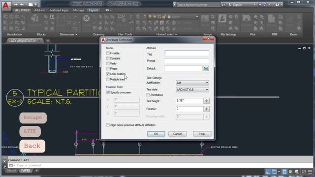 AutoCAD Best Practices: How to Create & Edit Attribute Block Definition смотреть онлайн