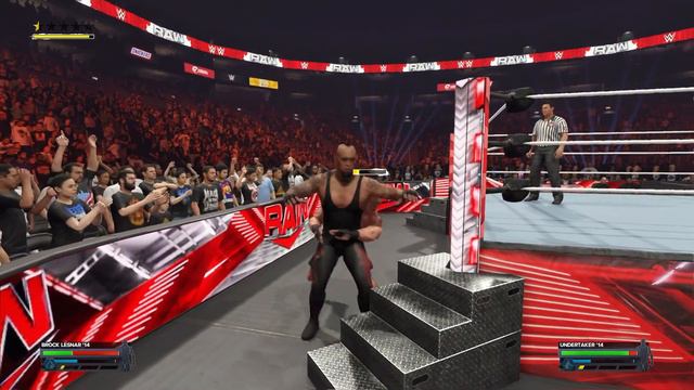 WWE2K24 Gameplay - The Undertaker Vs Brock Lesnar (AI Vs AI) #roadto1k #wwe2k24 #xboxseriess