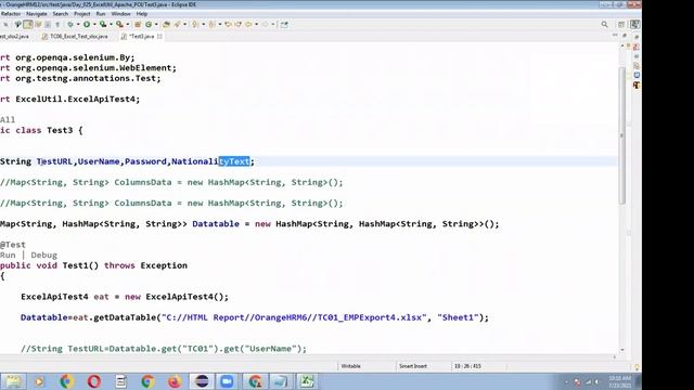Day 25 Excel Util Apache POI Part2 смотреть онлайн