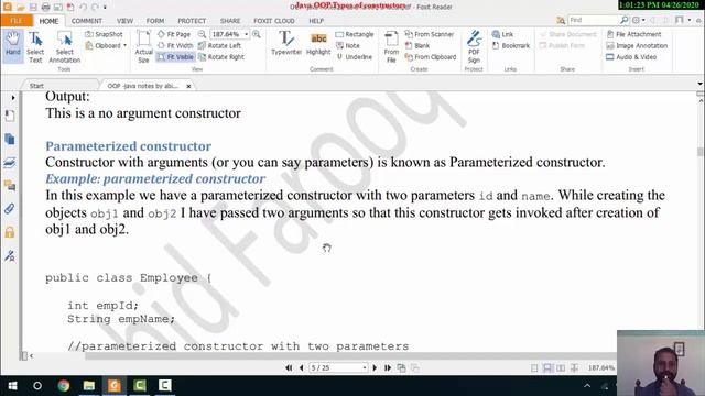 Types of Constructors (With Example) Hindi | Constructors in Java | java Constructor Tutorial смотреть онлайн