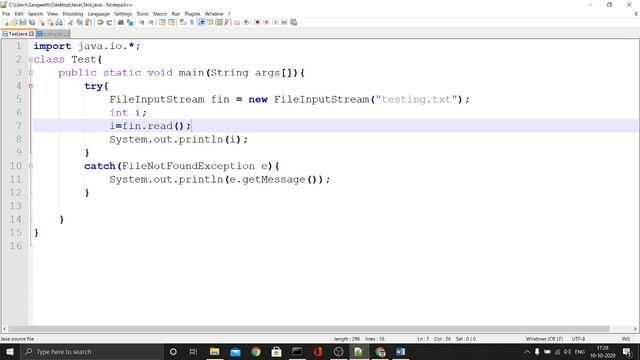 Experiment 08 - File Handling смотреть онлайн