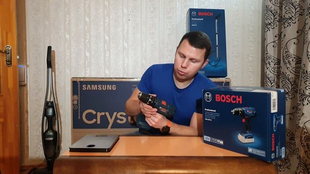 4К Обзор Bosch GSB 18V-21 SOLO недорогой уданый 18Вт шуруповёрт Бош. смотреть онлайн