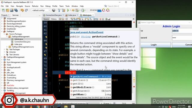 Fees Management System in java - Part 4 | Admin Login | Java project | Netbeans Mysql | step by ste смотреть онлайн