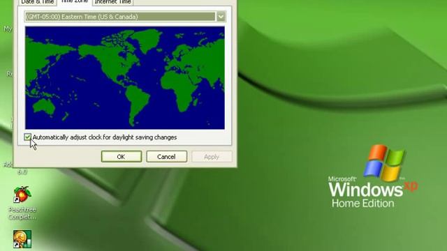 Windows XP Tutorial Setting the Date and Time Display Microsoft Training Lesson 3.2 смотреть онлайн