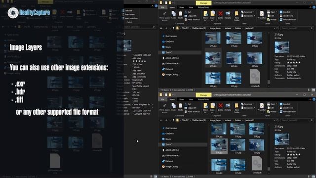 RealityCapture - слои изображений смотреть онлайн