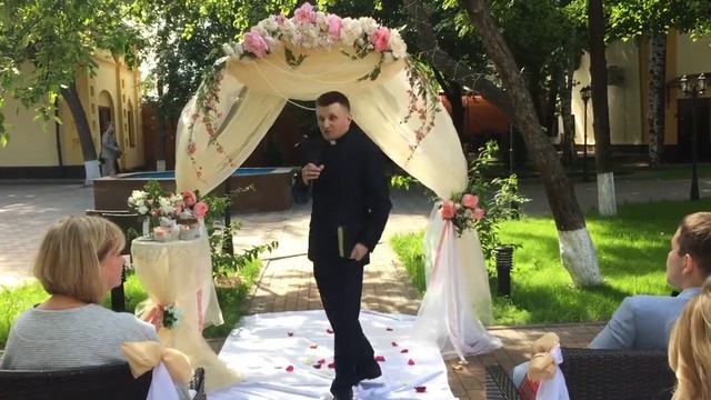 СВАДЬБА ЕГОРА И МАРИНЫ ВИЛЯВИНЫХ. ВЕНЧАНИЕ. 17.06.2017 г. смотреть онлайн