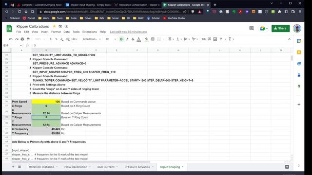 Klipper: Calculate Input Shaping (Resonance Compensation) Values To Improve Quality On A 3D Printer