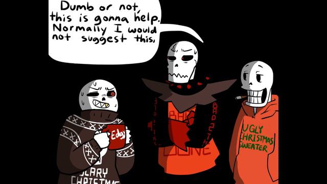 Christmas Party AU Part 17 (The First One With The Underfell Therapy Closet) (Undertale Comic Dub) смотреть онлайн