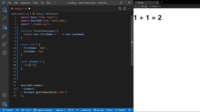 React JSX # 2 смотреть онлайн