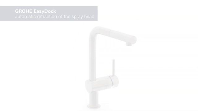 GROHE | Minta Kitchen Faucet | L-Shaped Spout | Product Video смотреть онлайн