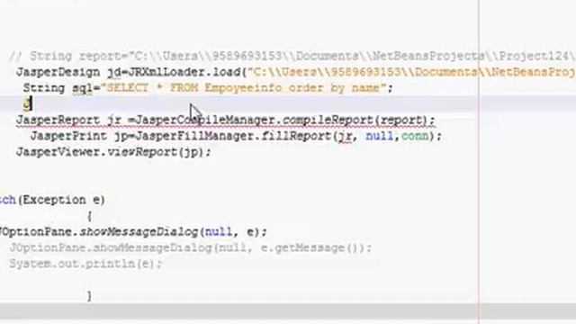 Java prog#118. Reports : Jasper iReports: How to Pass a query from Java Into the Report смотреть онлайн