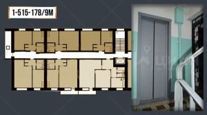 Панельная хрущевка-брежневка 515 (1-515/9). Внутри и снаружи. Обзор серии дома.