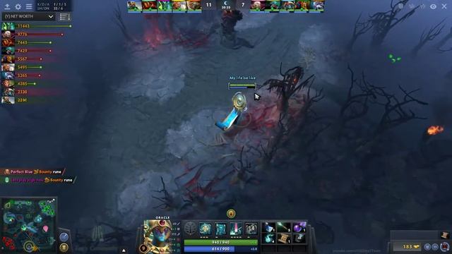 OG.JerAx Oracle Gameplay - Ranked Match - OG Dota 2. смотреть онлайн