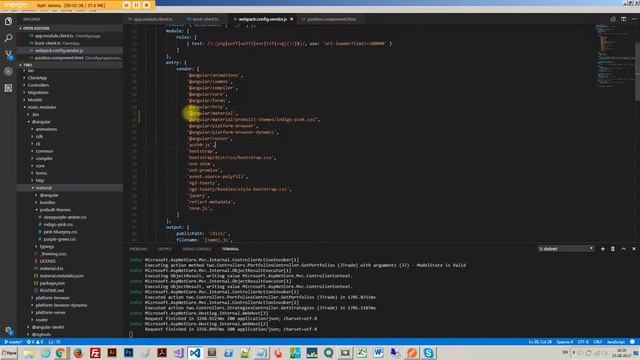 ASP.NET Core Angular - 21 AddAngularMaterial смотреть онлайн
