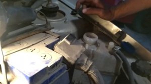 Замена термостата лада калина как слить антифриз