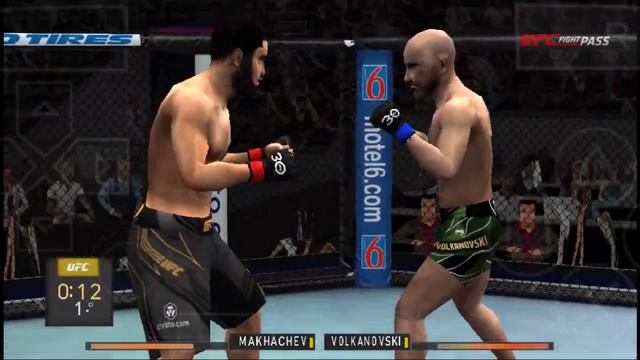 Makhachev 🆚 Volkanovski 2 at UFC android game on PPSSPP emulator #ufc #ufc294 смотреть онлайн