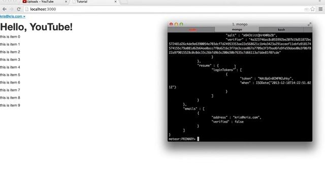 Meteor.js tutorial 2 - Login/Registration and Twitter Bootstrap смотреть онлайн