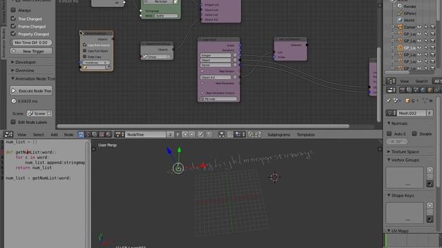 BLENDERSUSHI / AN Glyph Mapping (LIVENODING045) смотреть онлайн