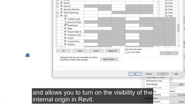 Revit 2020.2: Expose The Internal Origin Of Revit Models