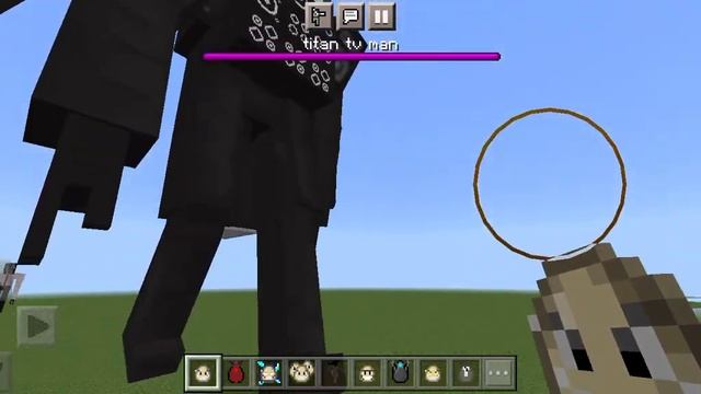 Skibidi toilet Titan TV man MOD in Minecraft смотреть онлайн