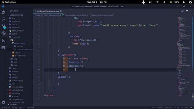 Data Viewer in Laravel and Vuejs with CRUD Search & Pagination Part:9 Edit Data смотреть онлайн