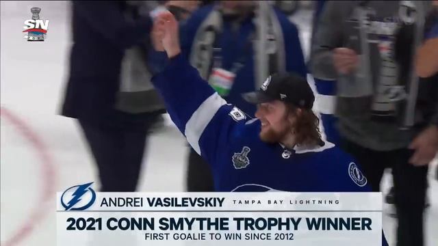 Andrei Vasilevskiy Wins 2021 Conn Smythe Trophy As Playoff MVP смотреть онлайн