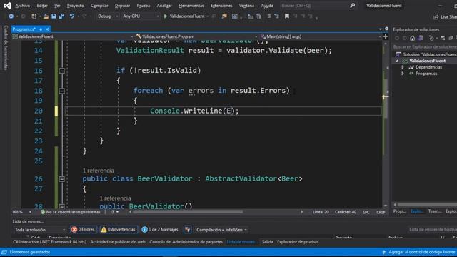 Validaciones en C# .Net utilizando la biblioteca FluentValidation смотреть онлайн
