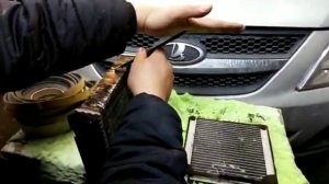 Лада калина 1  печка дует холодным в лобовое 100% решение