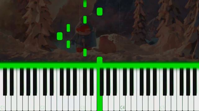 Sia | Snowman - EASY Piano Tutorial смотреть онлайн