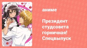 Президент студсовета — горничная! Спецвыпуск (аниме-сериал, 2010)